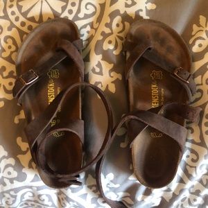 Brand new Yara Oiled Leather Birkenstock’s size 36